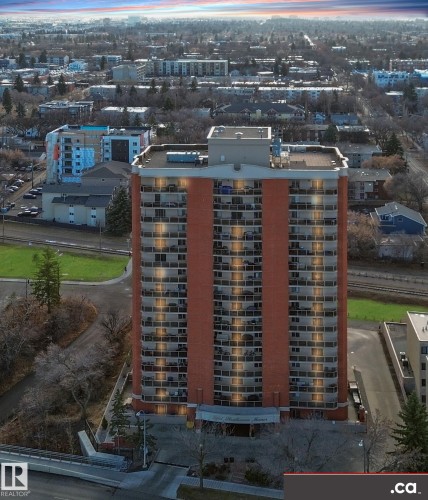 605 10649 Saskatchewan Drive, Edmonton, AB - Outdoor With View