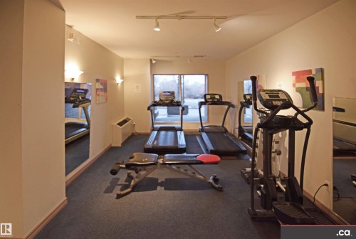 605 10649 Saskatchewan Drive, Edmonton, AB - Indoor Photo Showing Gym Room