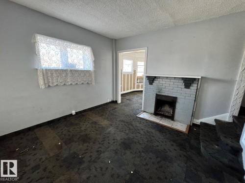 11251 86 Street, Edmonton, AB - Indoor Photo Showing Other Room With Fireplace