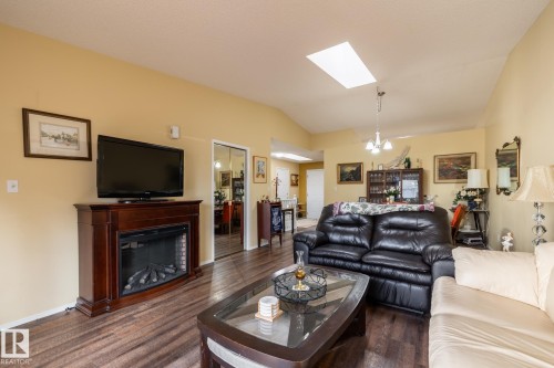 5973 189 Street, Edmonton, AB - Indoor Photo Showing Living Room With Fireplace