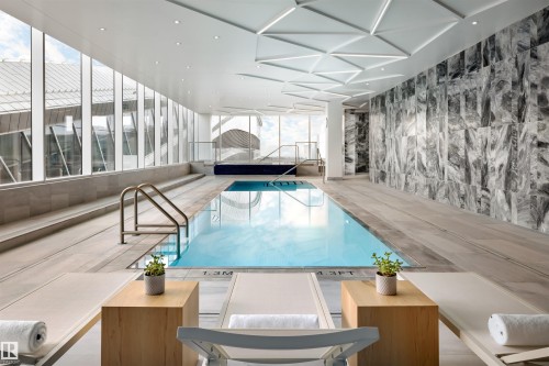 3208 10360 102 Street, Edmonton, AB - Indoor Photo Showing Other Room With In Ground Pool