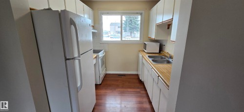 321 Northgate Terrace, Edmonton, AB - Indoor Photo Showing Kitchen With Double Sink