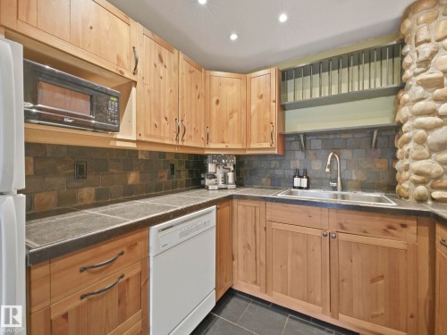 10540 55 Avenue, Edmonton, AB - Indoor Photo Showing Kitchen With Double Sink