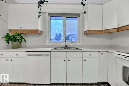 10636 79 Street Nw, Edmonton, AB - Indoor Photo Showing Kitchen With Double Sink