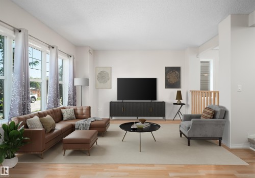 243 Southwick Way, Leduc, AB - Indoor Photo Showing Living Room