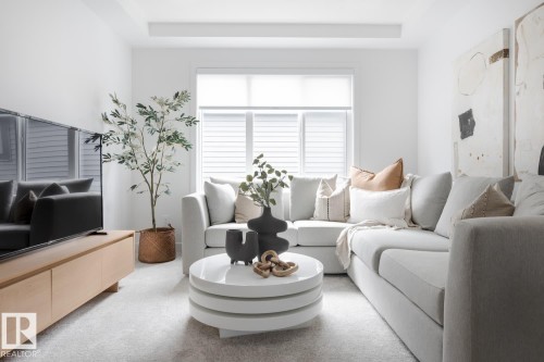 3245 Dixon Way, Edmonton, AB - Indoor Photo Showing Living Room