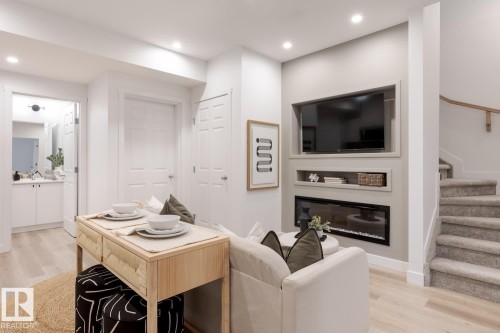 3245 Dixon Way, Edmonton, AB - Indoor With Fireplace