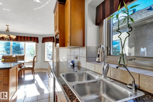 7445 162 Avenue, Edmonton, AB - Indoor Photo Showing Kitchen With Double Sink