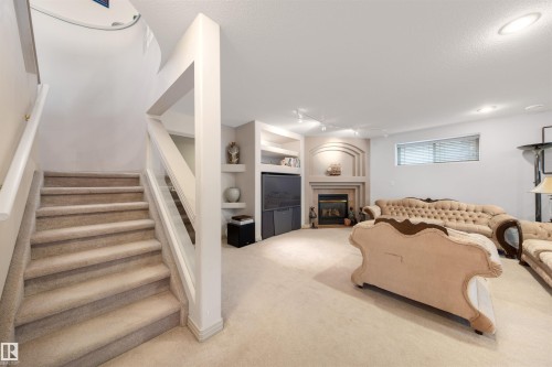 201 Erin Ridge Drive, St. Albert, AB - Indoor With Fireplace