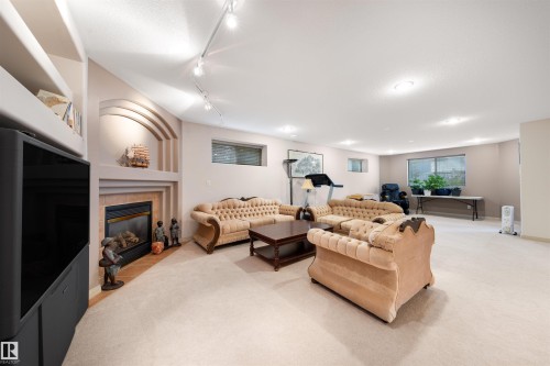 201 Erin Ridge Drive, St. Albert, AB - Indoor With Fireplace
