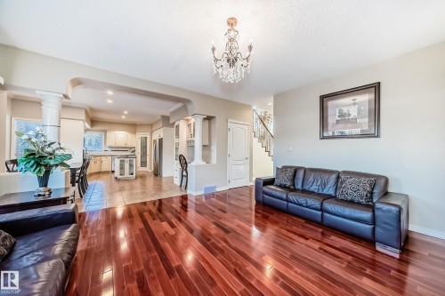 203 Darlington Crescent, Edmonton, AB - Indoor Photo Showing Living Room