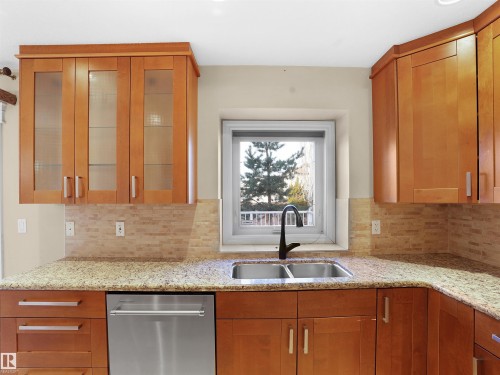 4534 162 Avenue, Edmonton, AB - Indoor Photo Showing Kitchen With Double Sink With Upgraded Kitchen