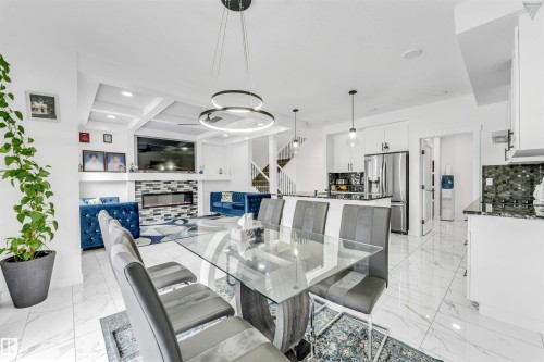 1216 15 Street, Edmonton, AB - Indoor Photo Showing Dining Room