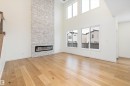 6879 Knox Loop, Edmonton, AB  - Indoor Photo Showing Living Room With Fireplace 