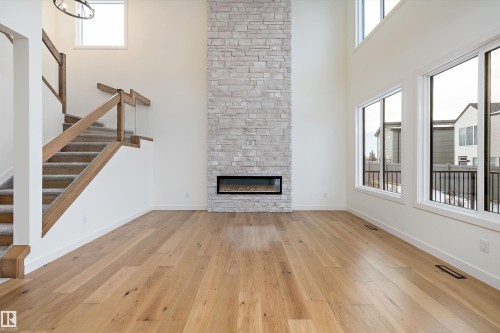 6879 Knox Loop, Edmonton, AB - Indoor With Fireplace