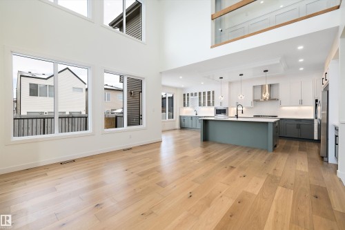 6879 Knox Loop, Edmonton, AB - Indoor Photo Showing Kitchen With Upgraded Kitchen