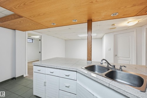 4240 86 Street, Edmonton, AB - Indoor Photo Showing Kitchen With Double Sink