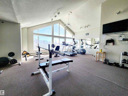 318 10508 119 Street, Edmonton, AB - Indoor Photo Showing Gym Room