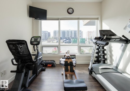 805 2755 109 Street, Edmonton, AB - Indoor Photo Showing Gym Room