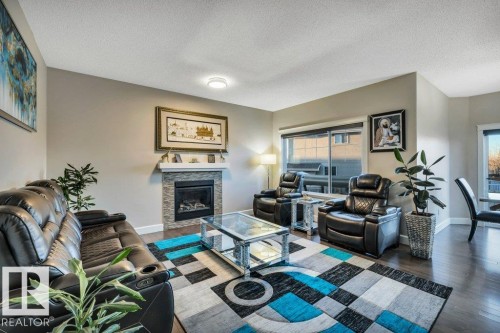 3671 8 Street, Edmonton, AB - Indoor With Fireplace