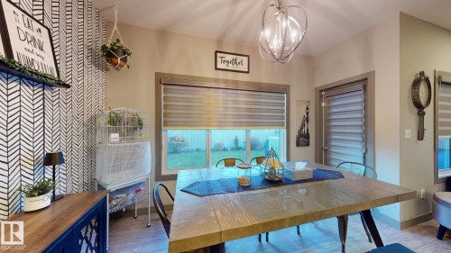 8031 Evans Crescent, Edmonton, AB - Indoor Photo Showing Dining Room