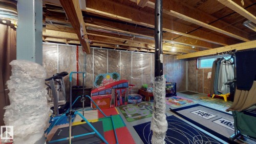 8031 Evans Crescent, Edmonton, AB - Indoor Photo Showing Basement