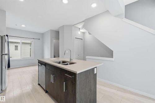 16 804 Welsh Drive, Edmonton, AB - Indoor Photo Showing Kitchen With Double Sink