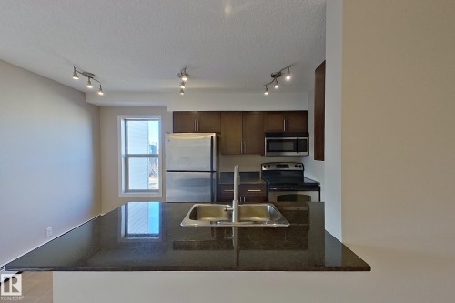 414 11820 22 Avenue, Edmonton, AB - Indoor Photo Showing Kitchen