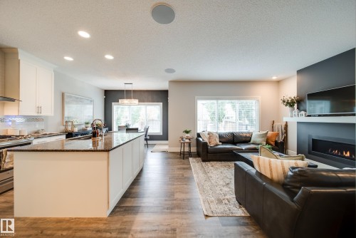 4373 Crabapple Crescent, Edmonton, AB - Indoor With Fireplace