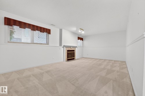 154 Oeming Road, Edmonton, AB - Indoor With Fireplace