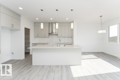 2361 Egret Way, Edmonton, AB - Indoor Photo Showing Kitchen With Double Sink With Upgraded Kitchen
