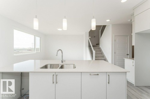 2361 Egret Way, Edmonton, AB - Indoor Photo Showing Kitchen With Double Sink