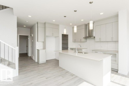 2361 Egret Way, Edmonton, AB - Indoor Photo Showing Kitchen With Upgraded Kitchen