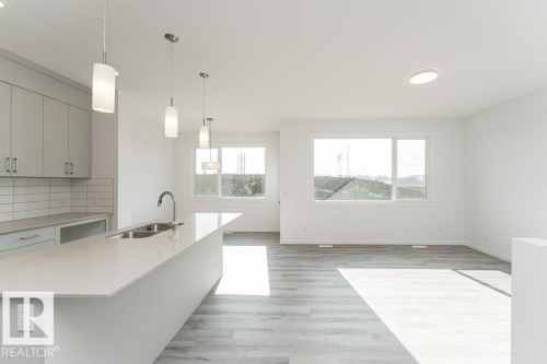 2361 Egret Way, Edmonton, AB - Indoor Photo Showing Kitchen With Double Sink