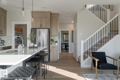 2524 158 Street, Edmonton, AB - Indoor Photo Showing Kitchen With Double Sink With Upgraded Kitchen