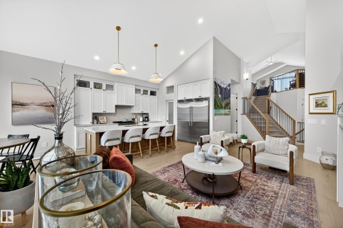 14 Jane Point(E), St. Albert, AB - Indoor Photo Showing Living Room