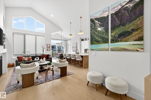 14 Jane Point(E), St. Albert, AB - Indoor With Fireplace
