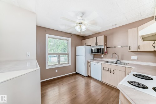 1865 Mill Woods Road E, Edmonton, AB - Indoor Photo Showing Kitchen With Double Sink