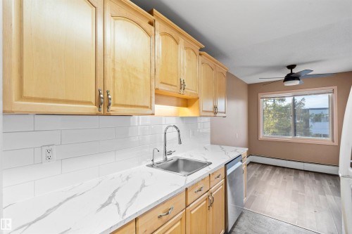 306 11415 41 Avenue, Edmonton, AB - Indoor Photo Showing Kitchen