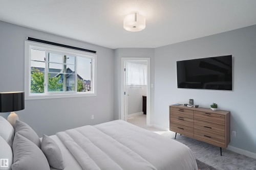 184 Desrochers Gate, Edmonton, AB - Indoor Photo Showing Bedroom