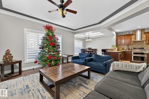1232 Cunningham Drive, Edmonton, AB - Indoor Photo Showing Living Room