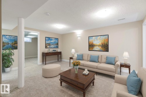 13908 57 Street, Edmonton, AB - Indoor Photo Showing Living Room