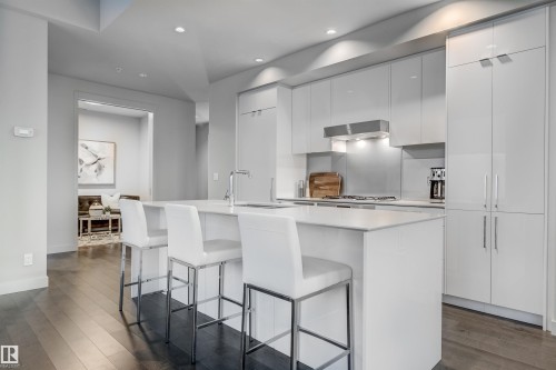 4501 10360 102 Street, Edmonton, AB - Indoor Photo Showing Kitchen With Upgraded Kitchen