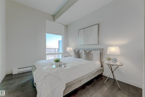 4501 10360 102 Street, Edmonton, AB - Indoor Photo Showing Bedroom