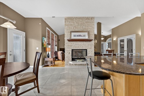 8835 159A Avenue, Edmonton, AB - Indoor Photo Showing Other Room With Fireplace