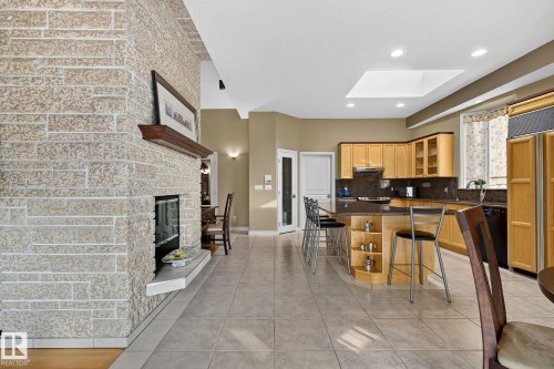 8835 159A Avenue, Edmonton, AB - Indoor With Fireplace