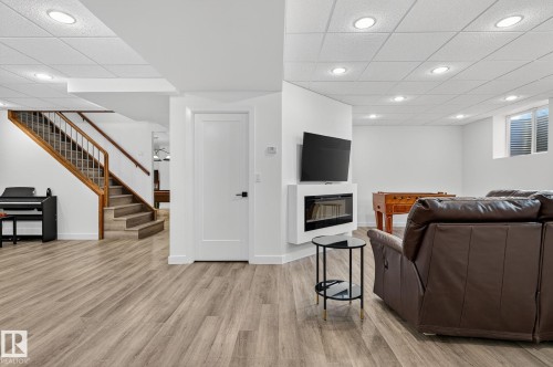 8835 159A Avenue, Edmonton, AB - Indoor With Fireplace