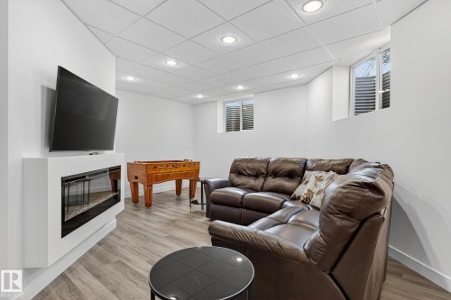 8835 159A Avenue, Edmonton, AB - Indoor With Fireplace