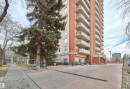 605 9741 110 Street Nw, Edmonton, AB  - Outdoor With Balcony With Facade 