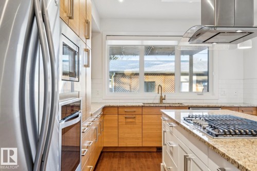 11042 131 Street, Edmonton, AB - Indoor Photo Showing Kitchen